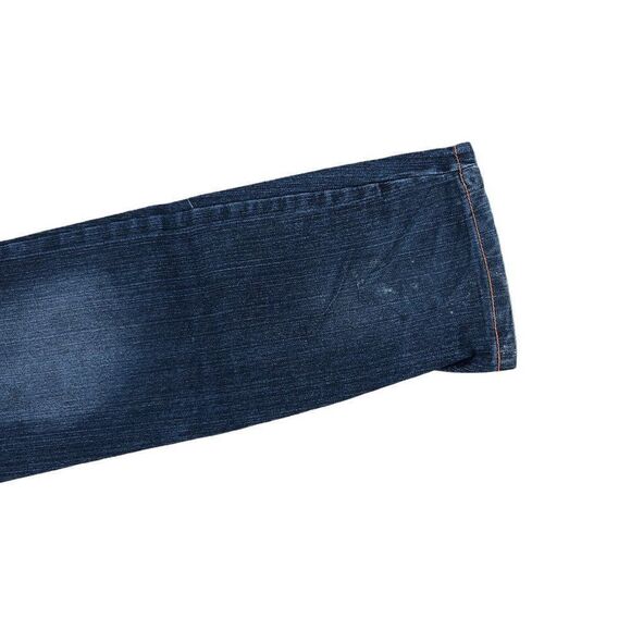 Ed Hardy By Christian Audigier Embroidered Jeans Size 40 Blue - Picture 11 of 14